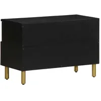 VidaXL TV-Schrank Lowboard 70x33x46 cm Schwarz Holzwerkstoff