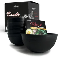 Dreiberg DREIBERG® Müslischalen 6er Set inkl. Rezeptbuch | 760ml