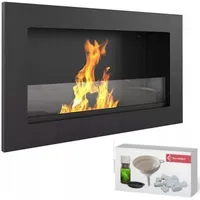 Kratki Wandkamin GOLF schwarz