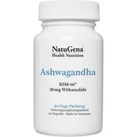 NatuGena Ashwagandha KSM-66® | 60 Kapseln | mit 30