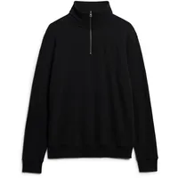 Superdry Essential Logo Henley Sweatshirt Black M
