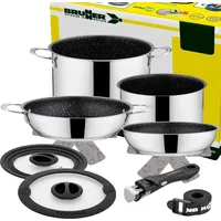 Brunner Camping Kochgeschirr Topfset | Edelstahl | ACADEMY ø22cm