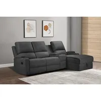 Home Affaire Ecksofa »NAPORI Multimediasofa, 3er Kinosessel XXL, L-Form,