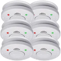Smartwares 6er-Set Rauchmelder 10 Jahres Batterie VdS Zertifiziert -