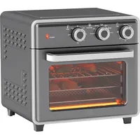 Homcom Minibackofen mit Umluft 20L Mini Ofen mit Backblech,