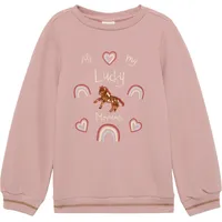 S.Oliver - Weiches Sweatshirt mit Glitzer- und Pailletendetails, Kinder,
