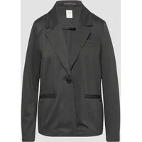 QS Indoor-Blazer langarm in grau|schwarz, 34
