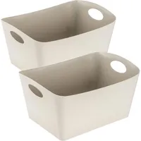 Koziol BOXXX L - Aufbewahrungsbox 15l Set in recycled