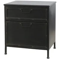 Chic Antique Factory Kommode mit 2 Schubladen H50/L45,5/B37,5 antik