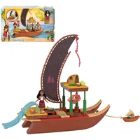 Mattel Disney Vaiana 2 Spielzeuge, Vaianas Abenteuerkanu-Spielset mit kleiner