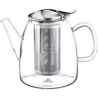Wilmax england Wilmax WL-888807/A Borosilikatglas Teekanne, 600mL Kapazität