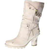 Mustang Damen Stiefelette Warmfutter Stiefel hübsche Details Blockabsatz 1141-606,