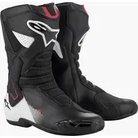 Alpinestars SMX-6 V3 Graphic Motorrad Stiefel, schwarz/weiß, 45