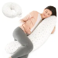 Lannvan Stillkissen XXL - 170 cm Seitenschläferkissen Schwangerschaftskissen mit