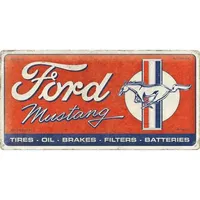 Nostalgic-Art Retro Blechschild, 25 x 50 cm, Ford Mustang
