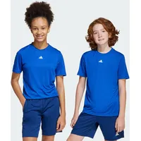 Adidas Train Essentials Logo Regular Fit Kids T-Shirt weiß|blau