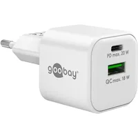 Goobay 65865 / USB-Ladegerät, 20 W, 1x USB-C, 1x