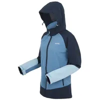 Regatta Desoto X Softshelljacke Damen mit Kapuze, Farbe:Blau, Größe:52