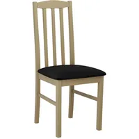 Mirjan24 Stuhl, Sonoma Eiche, Schwarz, Holz, Buche, 1-Sitzer, 43x90x48