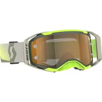 Scott Prospect 2.0 AMP Chrome, Crossbrille - Dunkelgrün/Neon-Grün Gold-Getönt