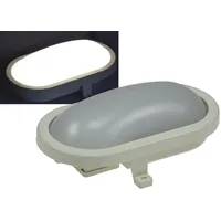 ChiliTec LED Oval-Armatur IP44 12W 1000lm für Keller