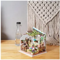 ROBOTIME Spiel Robotime Miller's Garden (Garten) Miniaturhaus beige