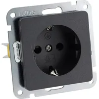 ChiliTec Schuko-Steckdose Unterputz Anthrazit