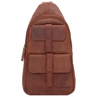 GREENLAND Nature Montenegro Umhängetasche Leder 36 cm braun