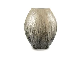 GIFTDECOR Perlmuttgraue Holzvase dm (18 x 44,5 x 40