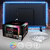 B.K.Licht LED-Streifen 2m 36 Stk. RGB