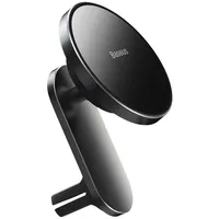 Baseus magnetischer Autotelefonhalter kabelloses Ladegerät in schwarz
