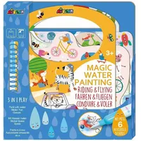 Avenir Ausmalspiel Fahren & Fliegen 3-in-1 Kreativ Set