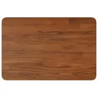 VidaXL Waschtischplatte Dunkelbraun 60x40x1,5 cm Massivholz Behandelt