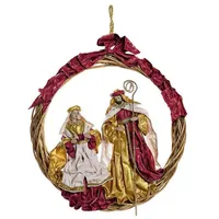 DKD Home Decor Weihnachtskrippe DKD Home Decor Gold Krone