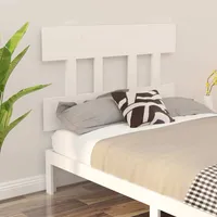 VidaXL Kopfteil Weiß 103,5x3x81 cm Massivholz Kiefer