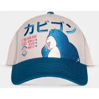 Pokémon Relaxo Unisex Cap Multicolor 100% Baumwolle Anime, Fan-Merch,