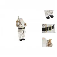 DKD Home Decor Dekoration DKD Home Decor Weihnachtsmann Grau