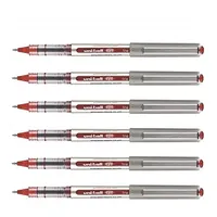 Uni-Ball Tintenroller, flüssig, 0.7 mm, Rot, 6 Stück