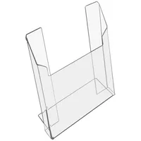 HMF 46962 Acryl Prospekthalter DIN A4 Hochformat 22 x