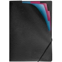 Veloflex Registermappe Diamond A4, PP-Folie schwarz,