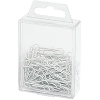 Wedo 901244200 Büroklammern (Metall, 27 mm, mit Kunststoffüberzug) 100