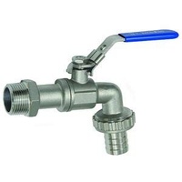 Riegler 103420-KAH.12-ES Kugelauslaufhahn, Edelstahl 1.4408, G 1/2 AG, DN