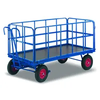 Cordes VARIOfit Handpritschenwagen mit 4 Rohrgitterwänden Vollgummibereifung 1.140 x