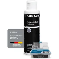 Karl Dahm Fugenfärber-Set grau im Koffer, Fugenfärber 120 ml