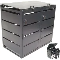 Apex Digital Mülltonnenbox Mülltonnenverkleidung 2er 240L 57060