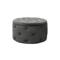 Akord Pouf mit Stauraum Anna | grau | Maße
