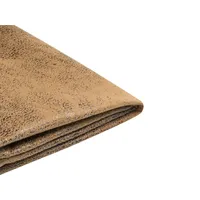 Beliani Bettrahmenbezug Kunstleder FITOU 140 x 200 cm Braun