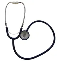AMPri MED-COMFORT PVC Flachkopf Stethoskop, verschiedene Farben blau,