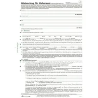 RNK 10 Stück RNK 526 Mietvertrag A4, Hamburger Fass.