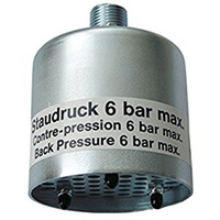 Riegler Hochleistungsschalldämpfer, G 3/4, Stahlblech verzinkt